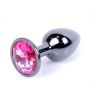 Biżuteria analna MyLove Toys ciemnosrebrna różowa - 10