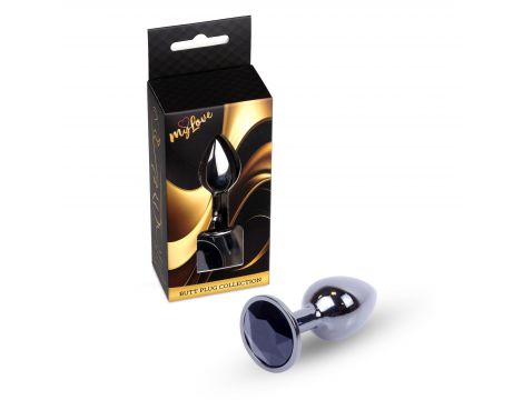 MyLove Toys - Jewellery Dark Silver PLUG- Black - 3