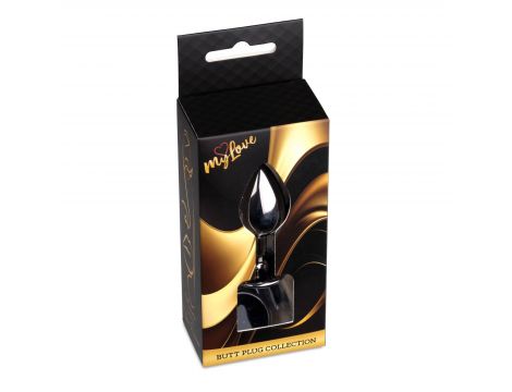 MyLove Toys - Jewellery Dark Silver PLUG- Black - 2