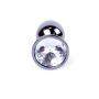 Biżuteria analna srebrna z diamencikiem MyLove Toys 7 cm - 4