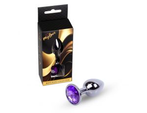 MyLove Toys - Jewellery Dark Silver PLUG- Purple