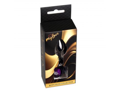 MyLove Toys - Jewellery Dark Silver PLUG- Purple - 5