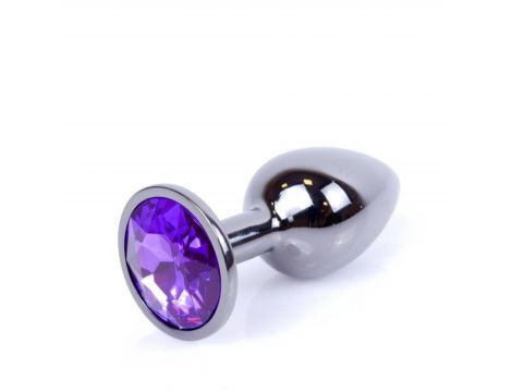 MyLove Toys - Jewellery Dark Silver PLUG- Purple - 7