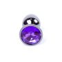 MyLove Toys - Jewellery Dark Silver PLUG- Purple - 4
