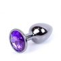 MyLove Toys - Jewellery Dark Silver PLUG- Purple - 8