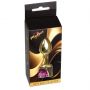 Stalowy korek analny Gold Heart MyLove Toys różowy 7 cm - 2