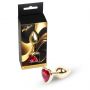 Biżuteria analna MyLove Toys Złote Serce Czerwony 7 cm - 2
