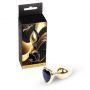 Biżuteria analna Gold Heart MyLove Toys czarna 7 cm - 4