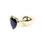 Biżuteria analna Gold Heart MyLove Toys czarna 7 cm - 11