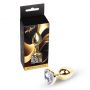 Biżuteria analna MyLove Toys złote serce diament 7 cm - 4