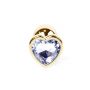 Biżuteria analna MyLove Toys złote serce diament 7 cm - 9