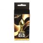 Biżuteria analna MyLove Toys złote serce diament 7 cm - 3