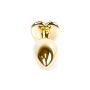 Biżuteria analna MyLove Toys Gold Heart granatowa 7 cm - 6