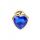 Biżuteria analna MyLove Toys Gold Heart granatowa 7 cm
