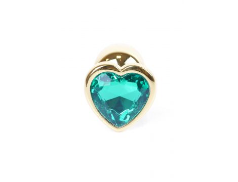 MyLove Toys - Jewellery Gold  Heart PLUG- Green - 3