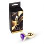 MyLove Toys - Jewellery Gold  Heart PLUG- Purple - 2