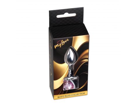 Biżuteria analna srebrne serce MyLove Toys 7 cm - 5