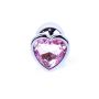 Biżuteria analna srebrne serce MyLove Toys 7 cm - 4