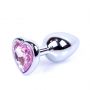Biżuteria analna srebrne serce MyLove Toys 7 cm - 9