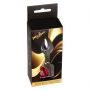 Srebrna biżuteria analna z czerwonym serduszkiem MyLove Toys 7 cm - 2