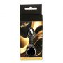 Biżuteria analna srebrna serce MyLove Toys czarna 7 cm - 9