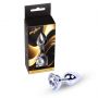 Srebrny korek analny z sercem MyLove Toys 7 cm - 4