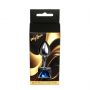 Korek analny srebrny serce MyLove Toys ciemnoniebieski 7 cm - 4