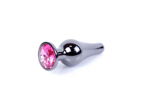 Biżuteria analna stalowa z różowym diamentem MyLove Toys 9,5 cm - 10
