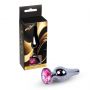 Biżuteria analna stalowa z różowym diamentem MyLove Toys 9,5 cm - 5
