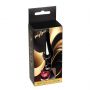 Biżuteria analna stalowa MyLove Toys srebrna czerwona 9.5 cm - 2