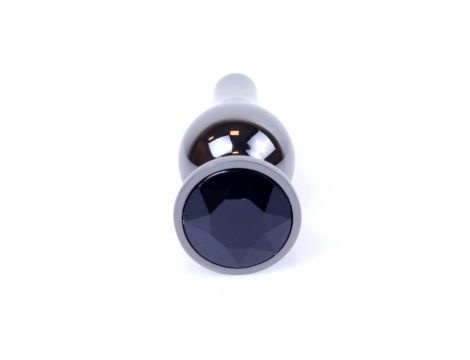 Stalowy korek analny z diamentem MyLove Toys srebrny 9,5 cm - 2