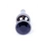 Stalowy korek analny z diamentem MyLove Toys srebrny 9,5 cm - 3