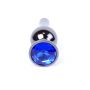 Biżuteria analna stalowa z diamentem MyLove Toys ciemnoniebieska 9,5 cm - 6