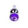 Korek analny ze stali MyLove Toys fioletowy 9,5 cm - 4
