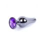 Korek analny ze stali MyLove Toys fioletowy 9,5 cm - 12