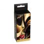 Stalowy korek analny z diamentem MyLove Toys czerwony 9.5 cm - 3