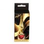 Stalowy korek analny z diamentem MyLove Toys czerwony 9.5 cm - 2