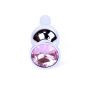 Srebrny korek analny z diamentem MyLove Toys 9,5 cm - 4