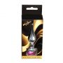 Biżuteria analna srebrna z różowym diamencikiem MyLove Toys 9.5 cm - 7