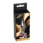 Korek analny srebrny z czerwonym diamencikiem MyLove Toys 9,5 cm - 4