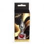 Korek analny srebrny z czerwonym diamencikiem MyLove Toys 9,5 cm - 7