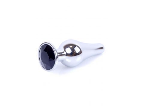 Srebrny korek analny z diamentem MyLove Toys 9,5 cm - 11