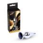 Srebrny korek analny z diamentem MyLove Toys 9,5 cm - 5