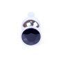 Srebrny korek analny z diamentem MyLove Toys 9,5 cm - 2