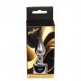 Srebrny korek analny z diamentem MyLove Toys 9,5 cm - 4