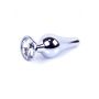 Korek analny srebrny z diamentem MyLove Toys 9,5 cm - 11