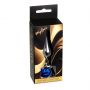 Biżuteria analna srebrna MyLove Toys ciemnoniebieska 9,5 cm - 2