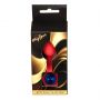 Korek analny silikonowy z diamentem MyLove Toys czerwony 7 cm - 6