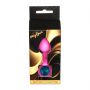 Korek analny silikonowy z diamentem MyLove Toys różowy 7 cm - 2
