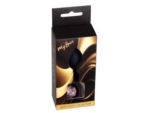Biżuteria analna silikonowa MyLove Toys czarna mała 7 cm